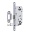 Корпус Fuaro (Фуаро) врезного замка c защёлкой PLASTP85C-50 (P85C-50) SSC сатинированный хром