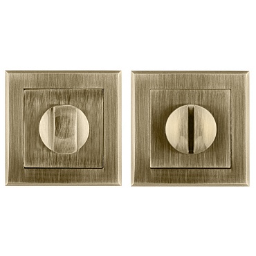 Ручка Punto (Пунто) поворотная BK6.K.QL52 (BK6 QL) ABG-6 зелёная бронза