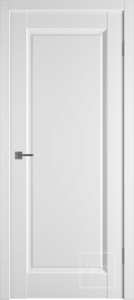 Дверь межкомнатная Elegant 1 Ice, эмалекс, цвет белый