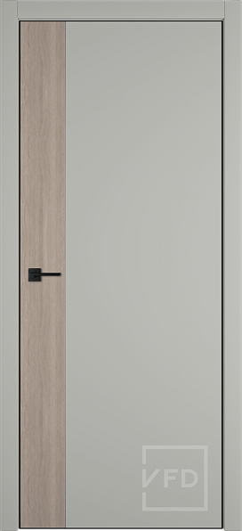 Дверь межкомнатная Urban V Taupe/Red oak BE 4x4, эмалекс, цвет серый
