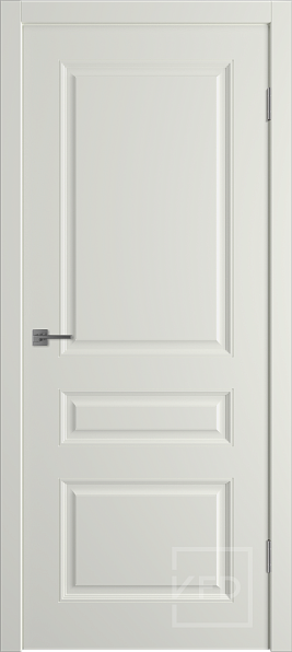 Дверь межкомнатная Toronto Magnolia, эмаль, цвет серый/бежевый