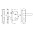 Корпус замка Punto (Пунто) с ручкой LOCKSET25.ORION.5558-1 (KIT P25 5558 ORION) AB бронза