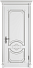 Дверь межкомнатная с патиной Milana 3D Polar PS, эмаль, цвет белый