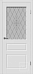 Дверь межкомнатная Chester Polar White Art, эмаль, цвет белый