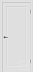 Дверь межкомнатная Flat 1 Polar, эмаль, цвет белый