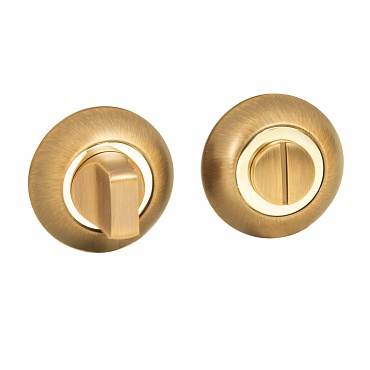 Ручка Fuaro (Фуаро) поворотная BK6.R.RM54 (BK6 RM) AB/GP-7 бронза/золото