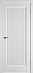 Дверь межкомнатная Elegant 1VR Ice, эмалекс, цвет белый