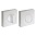 Ручка Fuaro (Фуаро) поворотная BK6.K.DM51 (BK6 DM) WH-19 белый