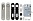 Набор Armadillo (Армадилло) для раздвижных дверей SH.LD152.KIT011-BK (SH011-BK) SN-3 матовый никель