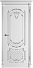 Дверь межкомнатная с патиной Orion 3D Polar PS, эмаль, цвет белый
