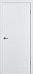 Дверь межкомнатная Simple Satin Blank, экошпон, цвет белый