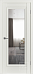 Дверь межкомнатная EN1 Midwhite Reflex, эмалекс, цвет белый, с зеркалом