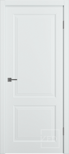 1+1=3. Дверь межкомнатная Quadro 2 Satin Blank, экошпон, цвет белый