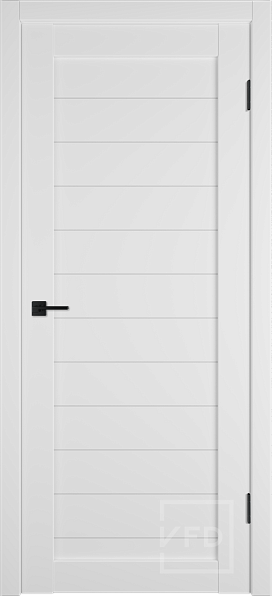 Дверь межкомнатная Next 6 Alaska, экошпон, цвет белый
