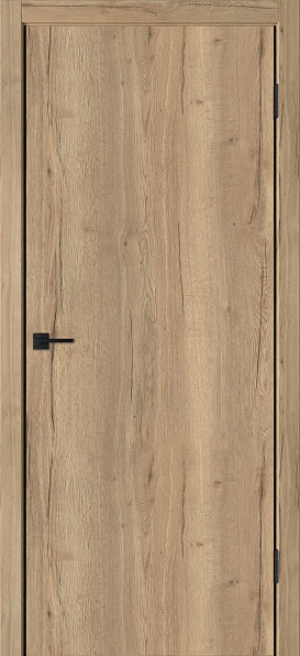 Дверь межкомнатная Urban Z Texas Oak BE, экошпон, цвет дуб/орех