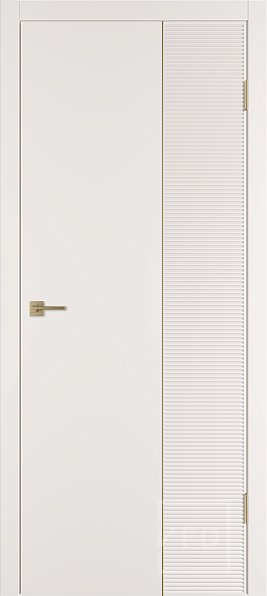 Дверь межкомнатная Linea HR 2 Ivory GM, эмаль, цвет бежевый