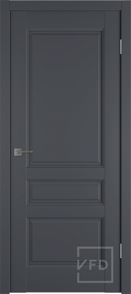 Дверь межкомнатная Elegant 3 Onyx, эмалекс, цвет графит