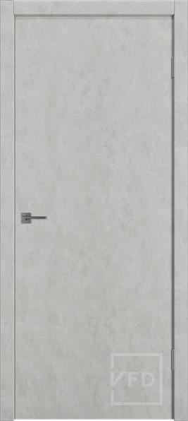 Дверь межкомнатная Simple Antic Loft, экошпон, цвет серый/под бетон