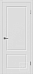 Дверь межкомнатная Sheffield Polar, эмаль, цвет белый