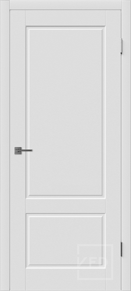 Дверь межкомнатная Sheffield Polar, эмаль, цвет белый