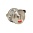 Ручка Fuaro (Фуаро) поворотная BK8.R.DSS304-button с индикатором INOX 304